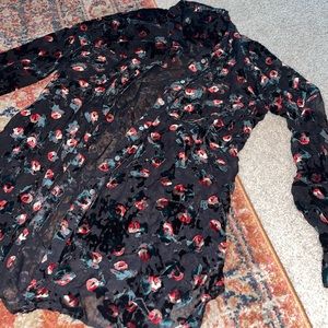 Cutest floral blouse!